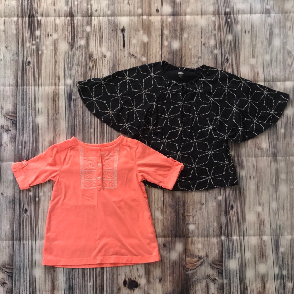 2 toddler girls shirts